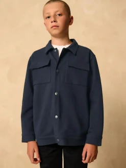 Next Navy Smart Shacket (3-16yrs)