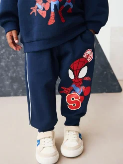 Hot Next Navy Spidey Crew Sweatshirt and Joggers Set (9mths-8yrs)