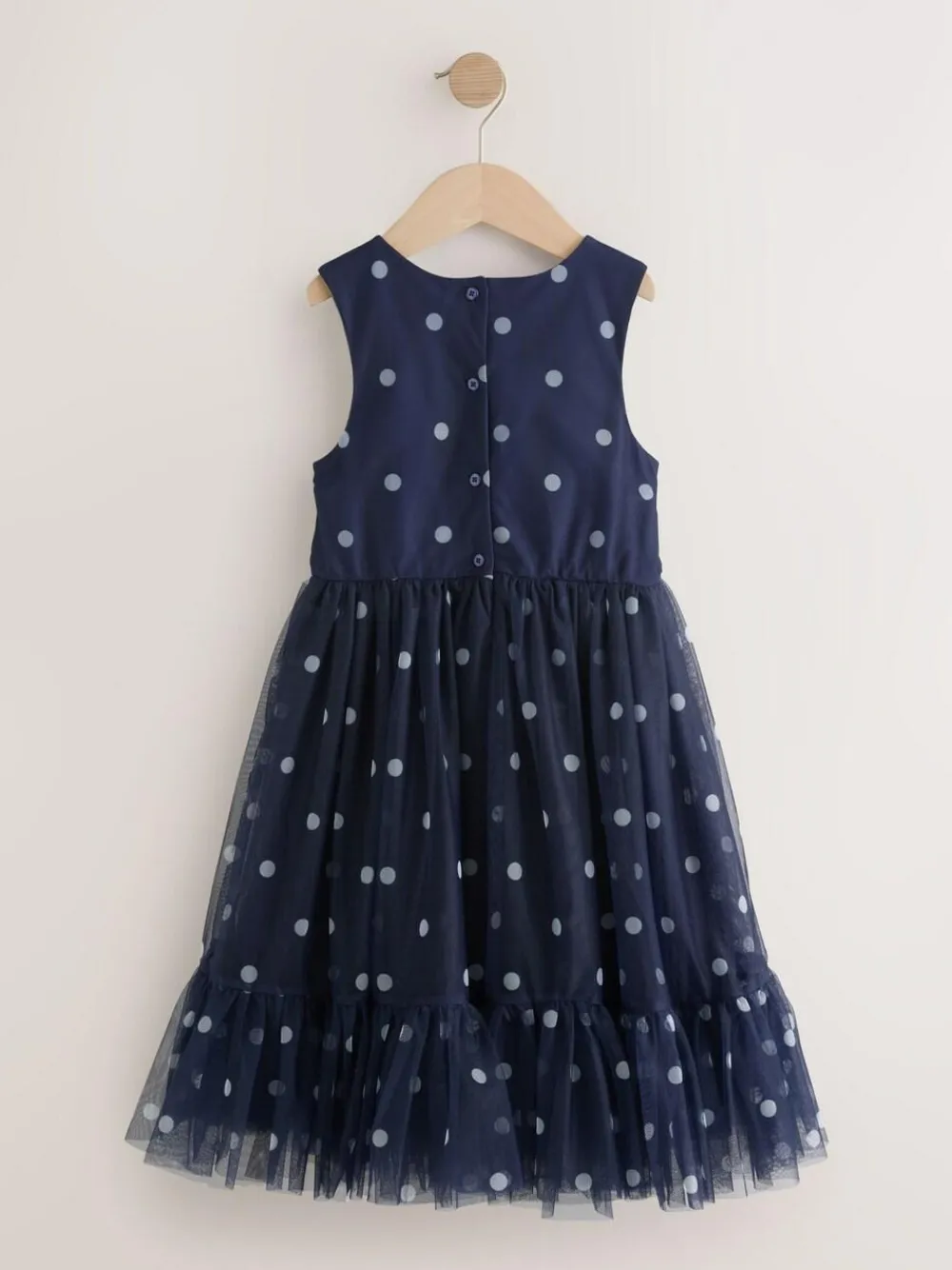 Next Flower Corsage Mesh Occasion Dress (3-16yrs)^ Occasionwear