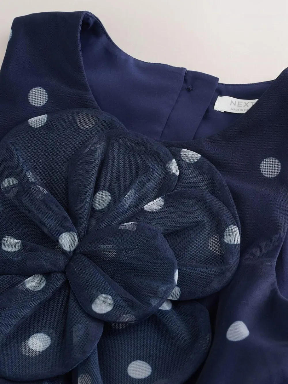 Next Flower Corsage Mesh Occasion Dress (3-16yrs)^ Occasionwear