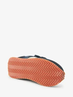 Next Navy Standard Fit (F) Double Strap Trainers^BOY Sneakers