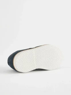 Best Next Standard Fit (F) Smart Leather Brogue Shoes Navy