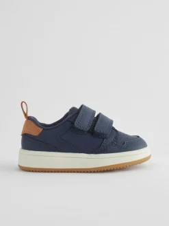Next Standard Fit (F) Touch Fastening Leather First Walker Baby Shoes^ First Shoes