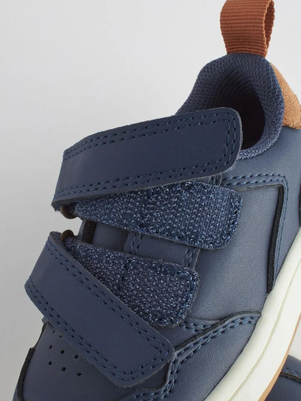 Next Standard Fit (F) Touch Fastening Leather First Walker Baby Shoes^ First Shoes