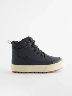 Next Standard Fit (F) Warm Lined High Top Boots^BOY Boots|Boots