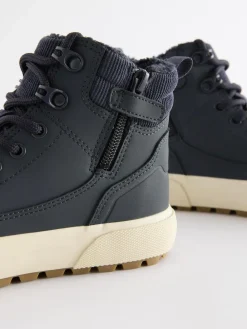 Next Standard Fit (F) Warm Lined High Top Boots^BOY Boots|Boots