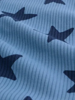 Next Navy Star Long Sleeve Bodysuits 5 Pack^BOY Bodysuits & Vests|Vests