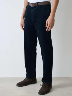 Next Straight Fit Belted Corduroy Trousers^ Pants & Chinos