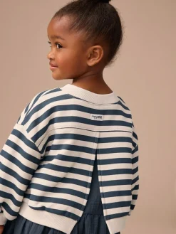 Next Mesh Skirt Sweat Dress (3mths-7yrs)^ Baby Winter Clothing|Knitwear