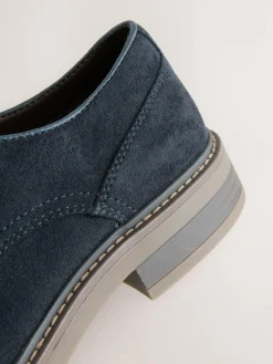 Best Next Suedette Derby Shoes Navy