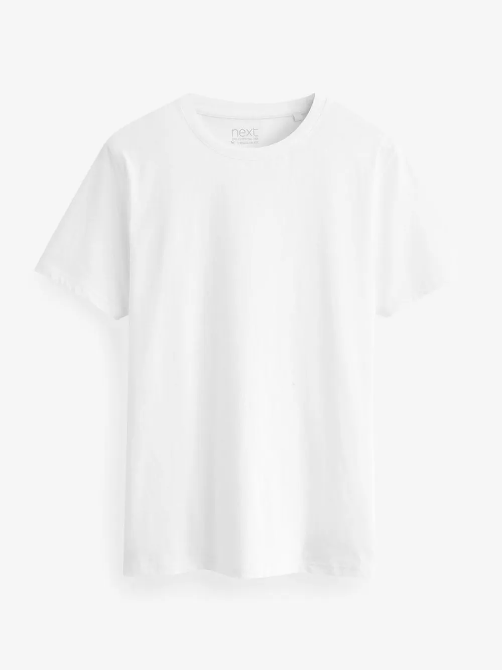 Next Navy/ Teal/ White/ Black/ Green/ Burgundy Regular Fit Essential Cotton T-Shirts 6 Pack^ Nightwear|Tops & T-Shirts