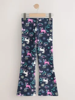 Best Next Navy Unicorn Flare Leggings (3-16yrs)