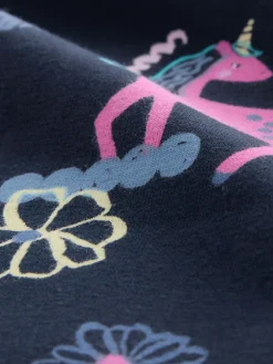 Best Next Navy Unicorn Flare Leggings (3-16yrs)