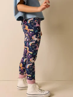 Discount Next Navy Unicorn Leggings (3-16yrs)