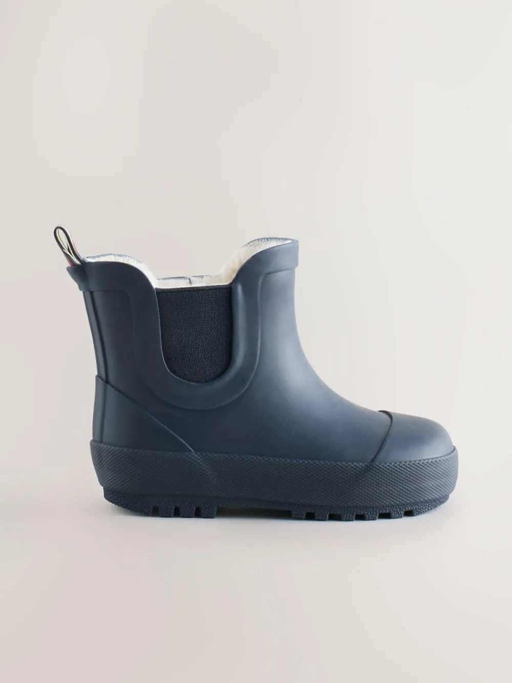 Hot Next Navy Warm Lined Ankle Wellies