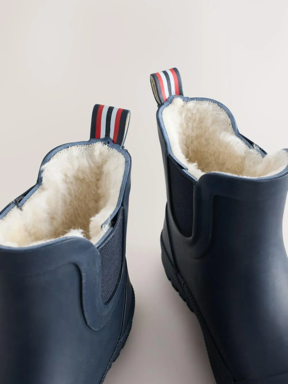 Hot Next Navy Warm Lined Ankle Wellies