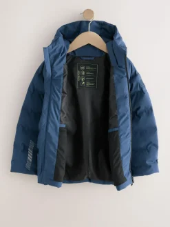 Next Waterproof Midweight Hooded Jacket (3-17yrs)^BOY Coats & Jackets|Snowsuits & Coats
