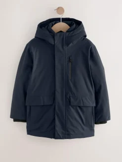 Next Waterproof Parka Coat (3-17yrs) Navy