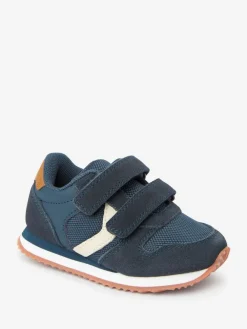 Outlet Next Navy Wide Fit (G) Double Strap Trainers