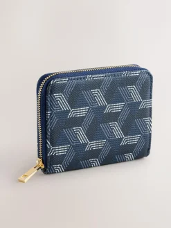 Online Next Navy Zip Around Purse