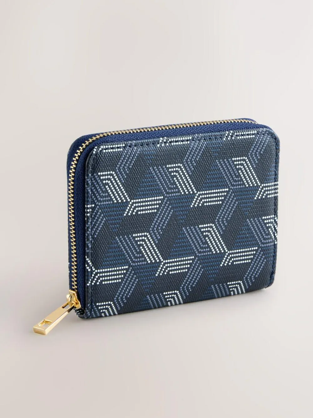 Online Next Navy Zip Around Purse