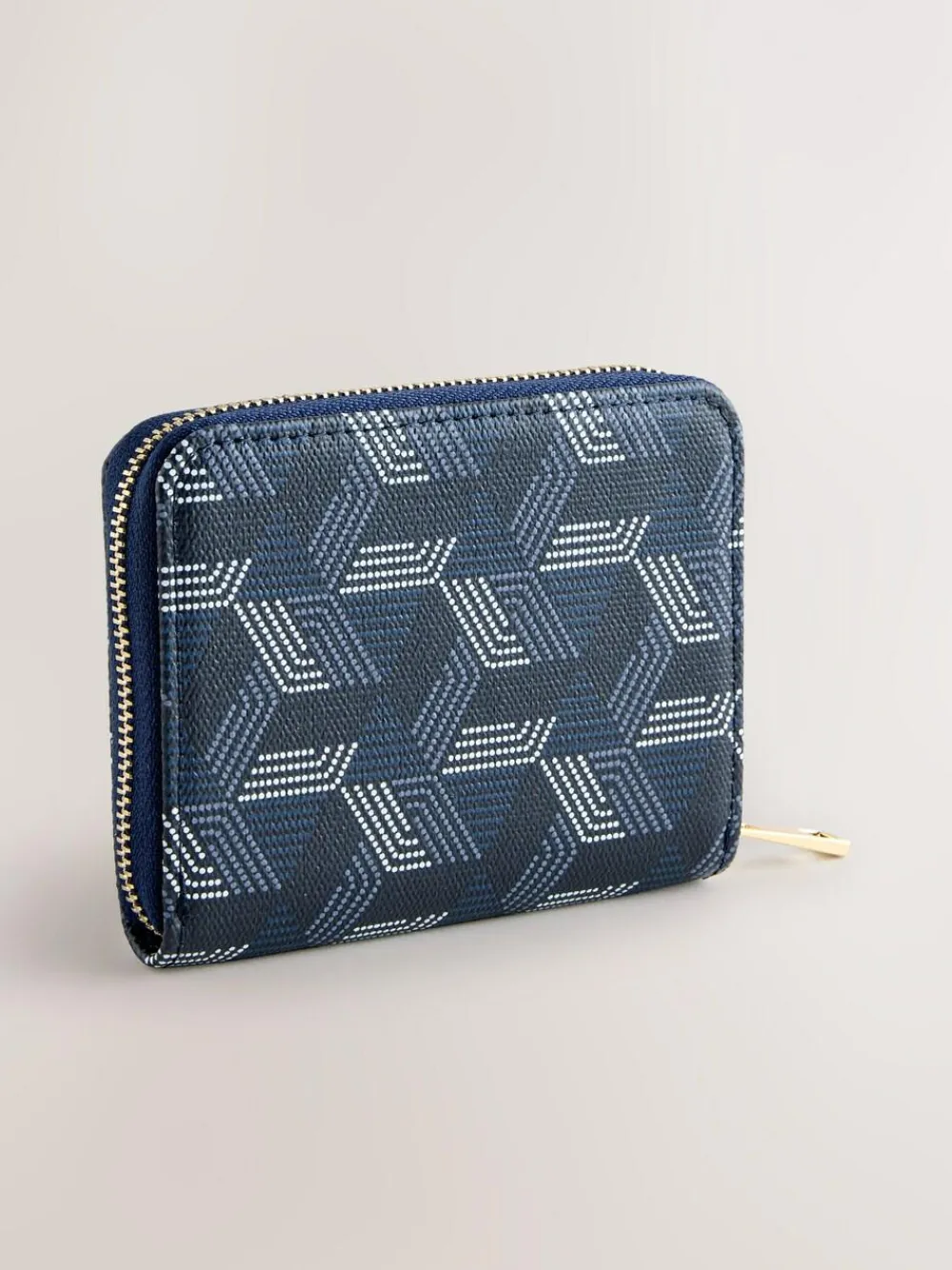 Online Next Navy Zip Around Purse