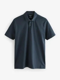 Discount Next Navy/Black/Grey/White/Sage Green Slim Fit Short Sleeve Jersey Polo Shirts 5 Pack