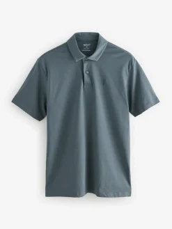 Discount Next Navy/Black/Grey/White/Sage Green Slim Fit Short Sleeve Jersey Polo Shirts 5 Pack