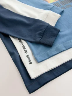 Next Graphic Long Sleeve T-Shirts 3 Pack (3-16yrs)^BOY Tops|T-Shirts