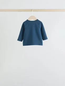 Next Navy/Brown Bear Tops and Leggings 6 Piece Baby Set (0mths-3yrs)^BOY Cosy Club|Baby Winter Clothing