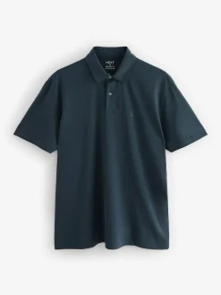 Next Navy/Brown/Grey/White/Sage Green Regular Fit Short Sleeve Jersey Polo Shirts 5 Pack^ Tops & T-Shirts