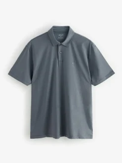 Next Navy/Brown/Grey/White/Sage Green Regular Fit Short Sleeve Jersey Polo Shirts 5 Pack^ Tops & T-Shirts