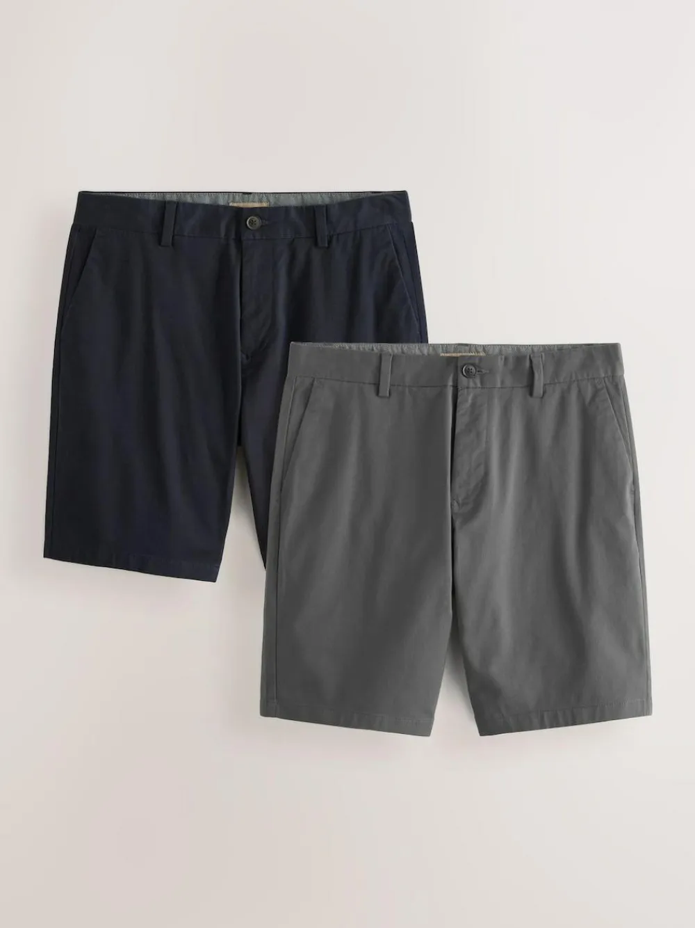 Next Slim Fit Stretch Chino Shorts 2 Pack^ Shorts