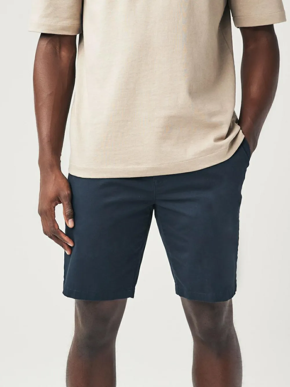 Next Slim Fit Stretch Chino Shorts 2 Pack^ Shorts