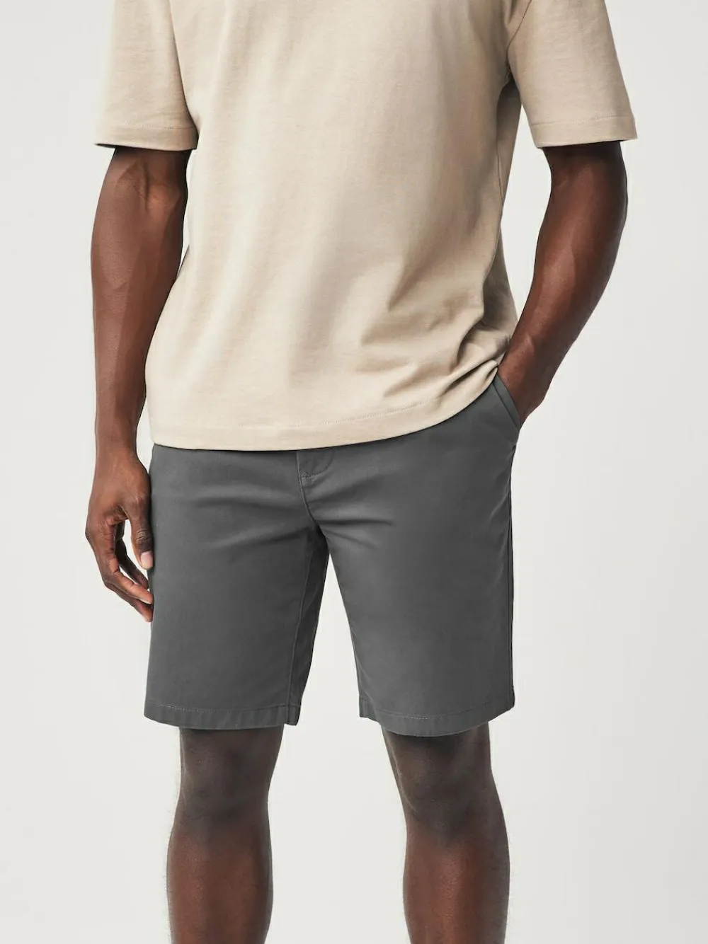 Next Slim Fit Stretch Chino Shorts 2 Pack^ Shorts