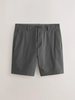 Discount Next Straight Fit Stretch Chino Shorts 2 Pack Navy/Charcoal