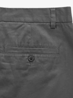 Discount Next Straight Fit Stretch Chino Shorts 2 Pack Navy/Charcoal