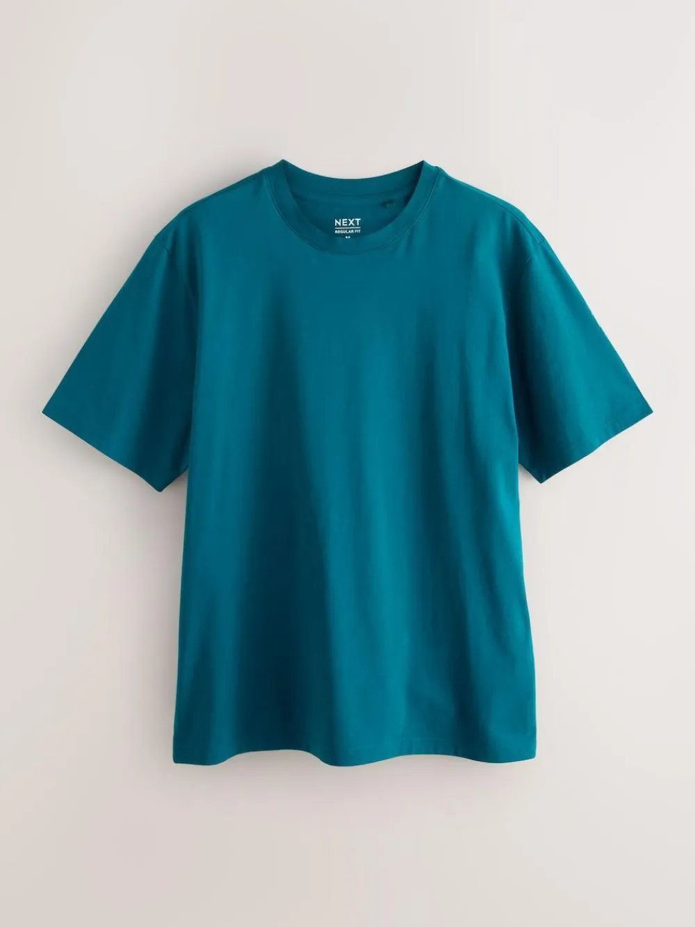 Clearance Next Navy/Green/Burgundy Red/Yellow/Slate/Blue Regular Fit Essential Cotton T-Shirts 6 Pack