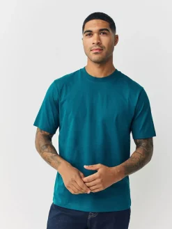 Clearance Next Navy/Green/Burgundy Red/Yellow/Slate/Blue Regular Fit Essential Cotton T-Shirts 6 Pack
