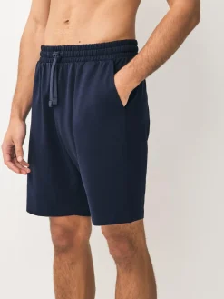 Clearance Next Loopback Soft Touch Shorts 3 Pack Navy/Green/Ice Grey