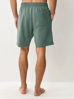 Clearance Next Loopback Soft Touch Shorts 3 Pack Navy/Green/Ice Grey