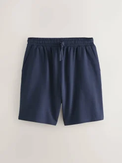 Clearance Next Loopback Soft Touch Shorts 3 Pack Navy/Green/Ice Grey