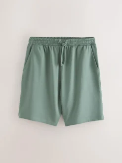 Clearance Next Loopback Soft Touch Shorts 3 Pack Navy/Green/Ice Grey