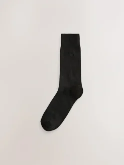 Next Navy/Grey Marl Embroidered Lasting Fresh Socks 10 Pack^ Nightwear|Socks