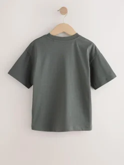 Next Short Sleeve Logo Chest Graphic T-Shirts 4 Pack (3-16yrs)^BOY Tops|T-Shirts