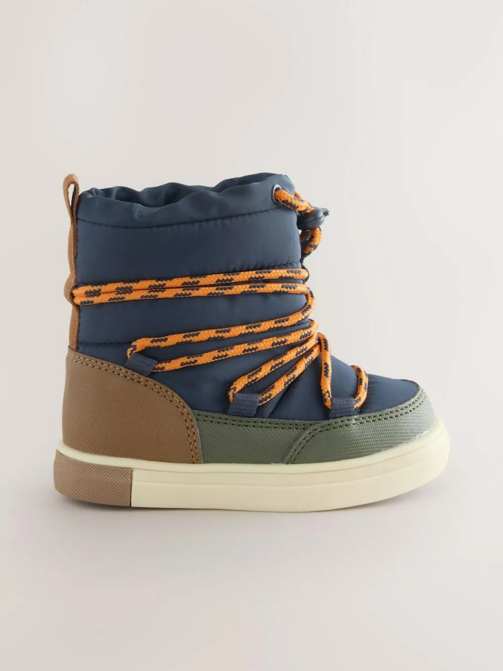 Next Navy/Khaki Thermal Thinsulate™ Lined Quilted Water Resistant Boots^BOY Baby Boots|Boots