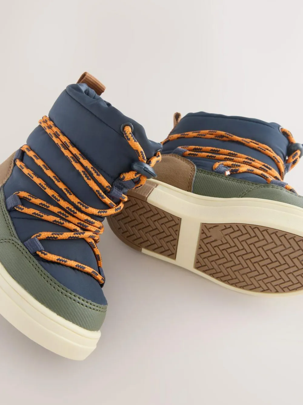 Next Navy/Khaki Thermal Thinsulate™ Lined Quilted Water Resistant Boots^BOY Baby Boots|Boots