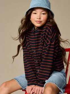 Next Textured Striped Cardigan (3-16yrs)^ Knitwear & Sweaters|Knitwear