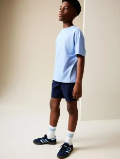 Sale Next 2 Pack Shorts (3-16yrs) Navy/Stone