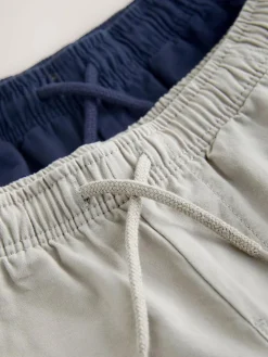 Sale Next 2 Pack Shorts (3-16yrs) Navy/Stone